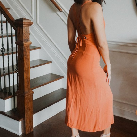 NWT Leg Slit Midi Dress - Picture 3 of 9